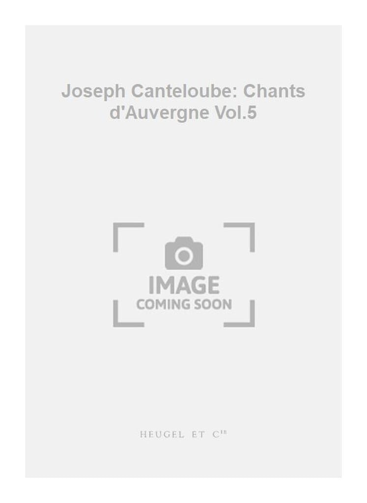 Chants D'Auvergne Serie N. 5